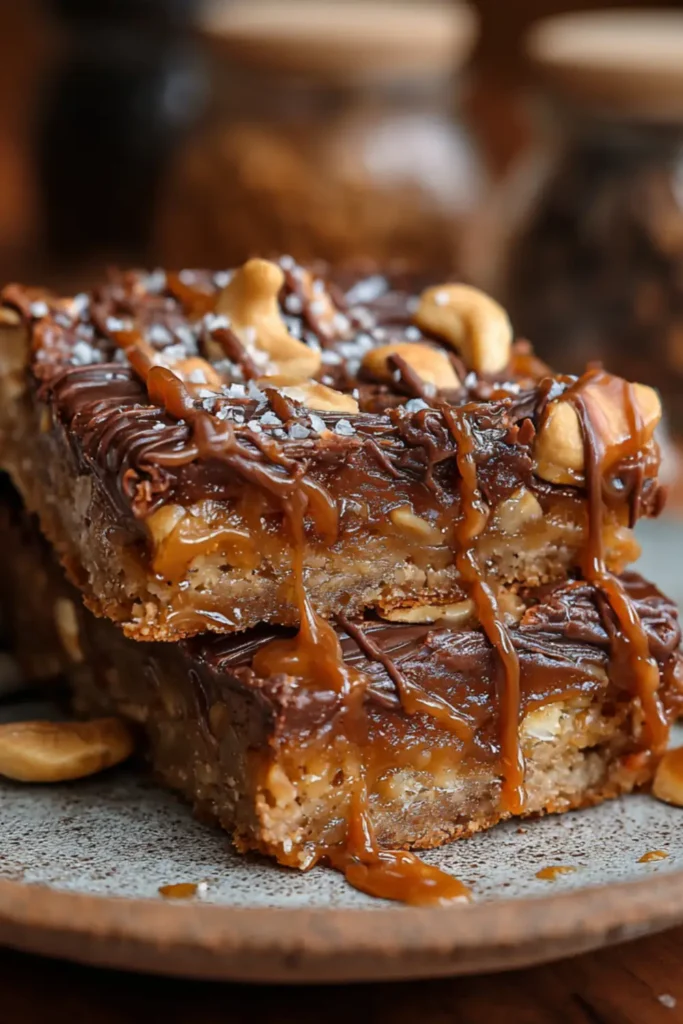 Chocolate Cashew Bars – Low-Carb, Sugar-Free, and Still Kinda Decadent