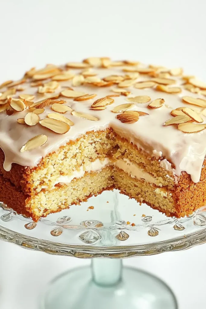 Sugar-Free Almond Flour Cake – Buttery, Low-Carb, and Glazed to Impress