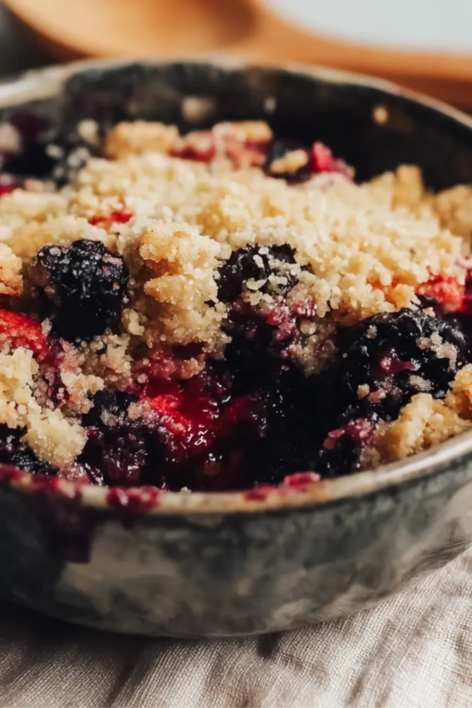 Sugar-Free Berry Crumble – Warm, Fruity, and Shockingly Low-Carb