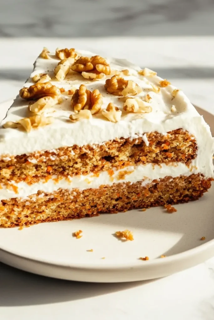 Sugar-Free Carrot Cake – Low-Carb, Moist, and Flavorful
