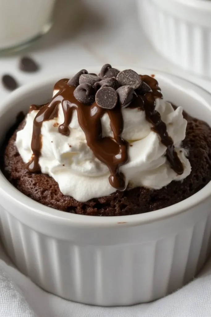 Sugar-Free Chocolate Mug Cake – 1 Minute, 3g Net Carbs, No Regrets