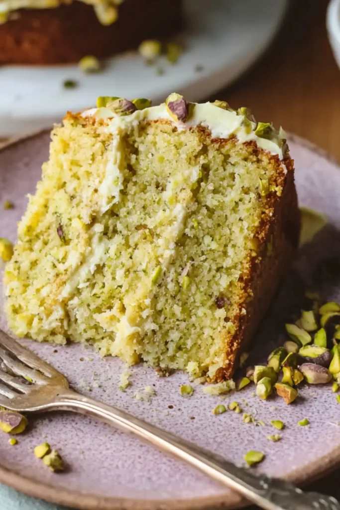 Sugar-Free Pistachio Cake – Fluffy, Nutty, and Low-Carb Friendly