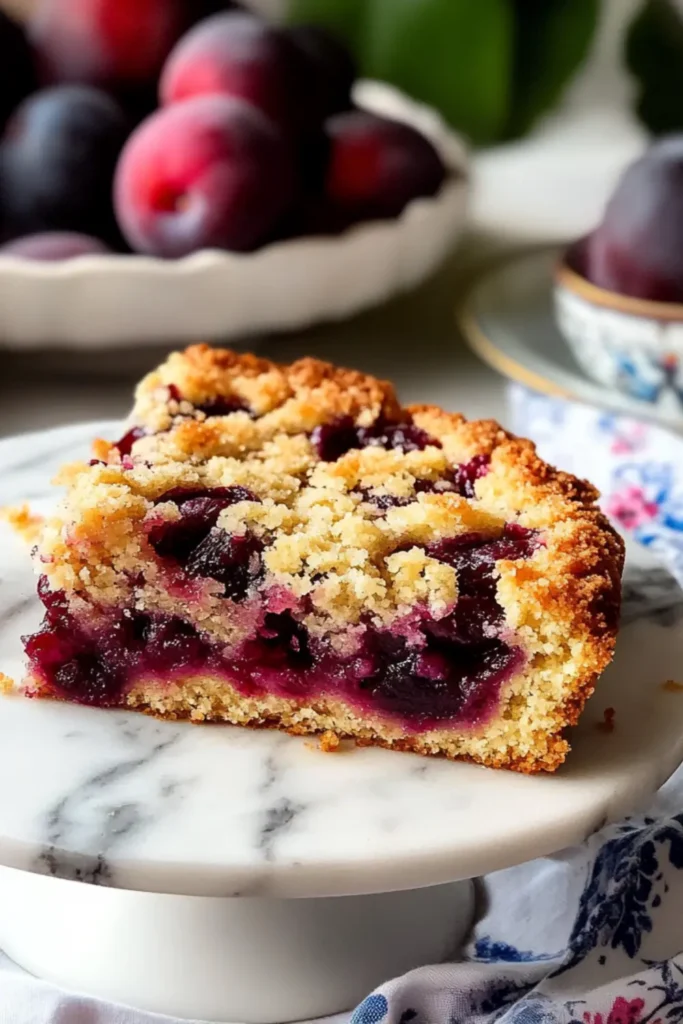 Sugar-Free Plum Cake – German-Style, No Yeast, and Full of Flavor