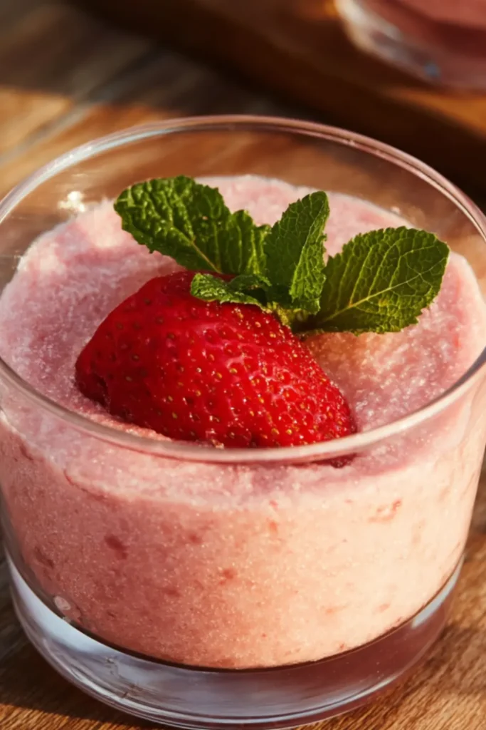 Sugar-Free Strawberry Mousse – Light, Creamy, and Low-Carb
