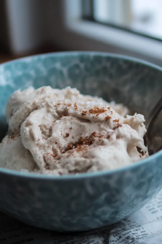 Cinnamon Ice Cream – Sugar-Free, Creamy, and Warmly Spiced