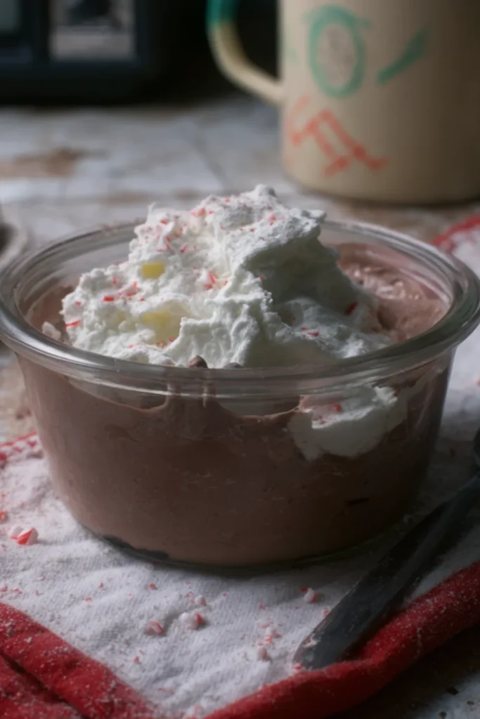Mocha Pudding – Sugar-Free, Creamy, and Peppermint-Cool