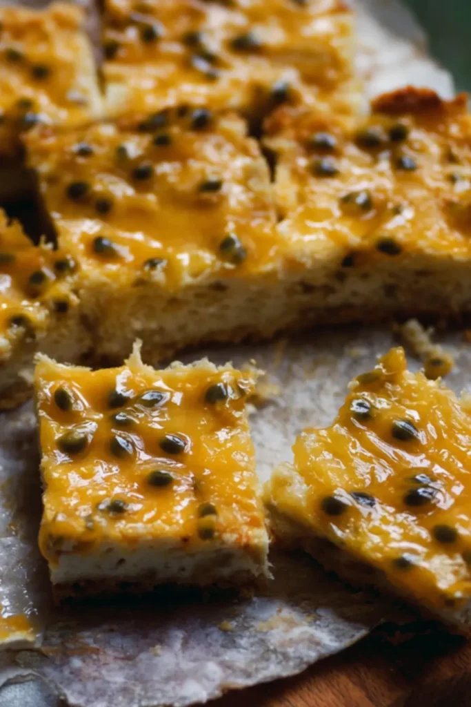 Passionfruit Bars – Sugar-Free, No-Bake, and Sunshine in Every Bite
