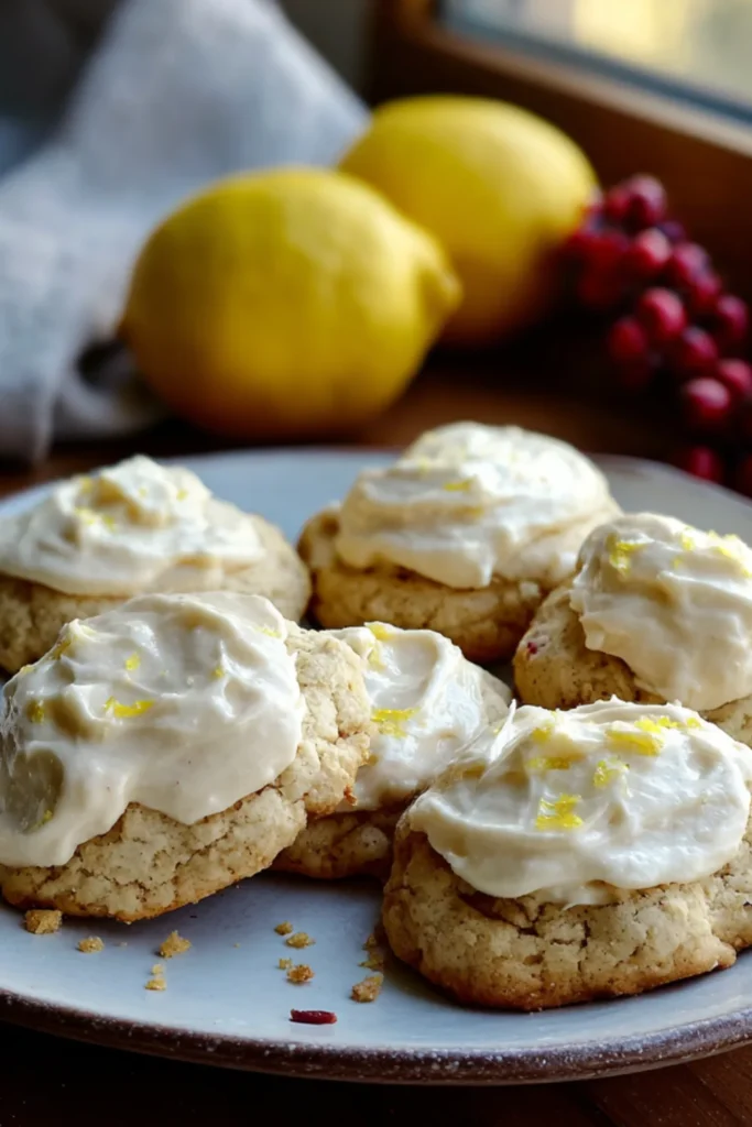 Sugar-Free Lemon Ricotta Cookies – Soft, Citrusy, and Low-Carb with a Frosty Top