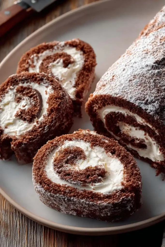 Orange Ricotta Cake Roll