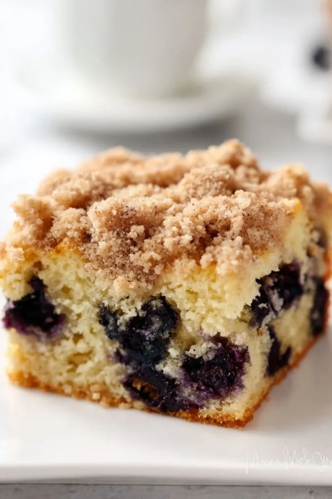 Sugar Free Blueberry Coffee Cake