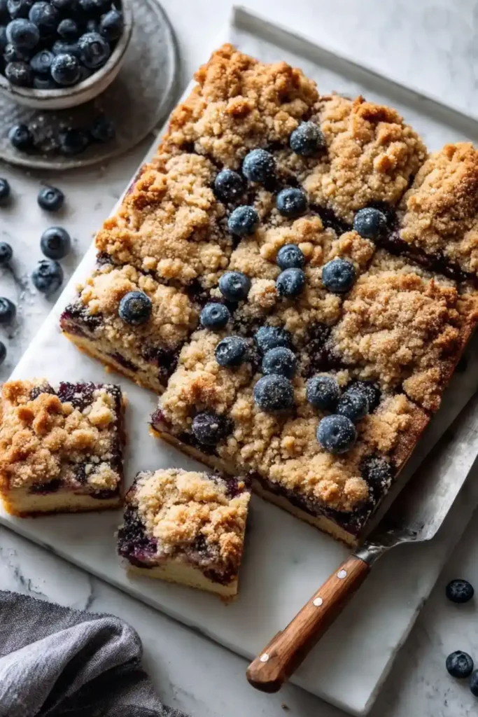 Sugar Free Blueberry Coffee Cake