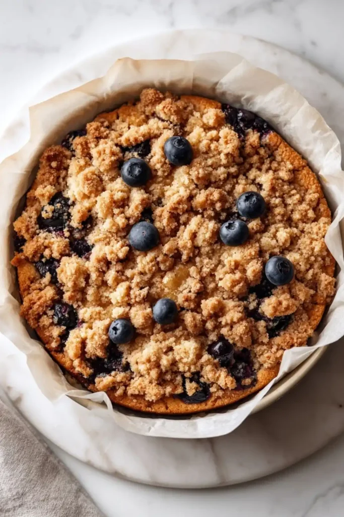 5. Grain-Free Blueberry Coffee Cake