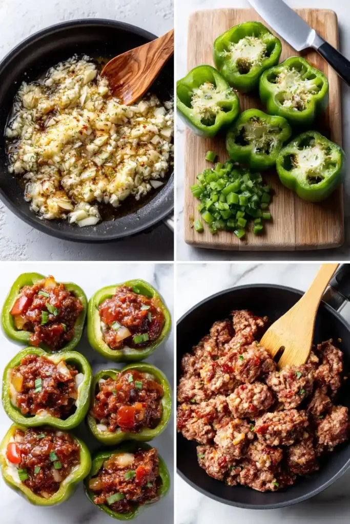 Low Carb Stuffed Peppers Recipe