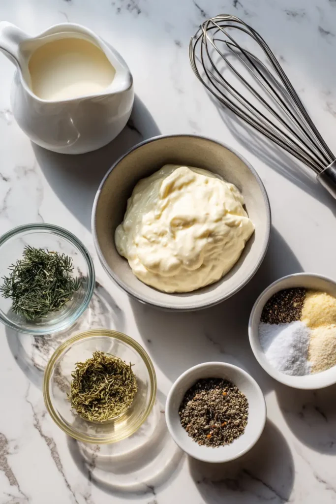 Low Carb Ranch Dressing Recipe