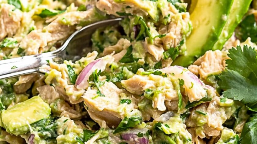 Low Carb Keto Avocado Tuna Salad