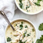 Low Carb Keto Chicken Florentine Soup