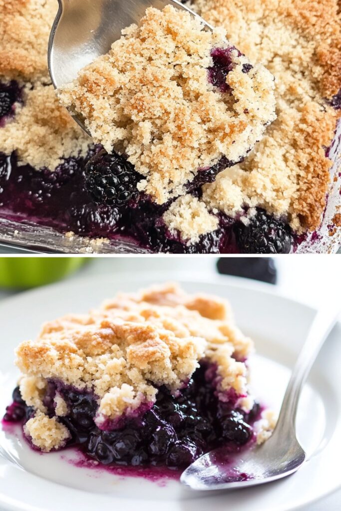 Low Carb Keto Blackberry Cobbler