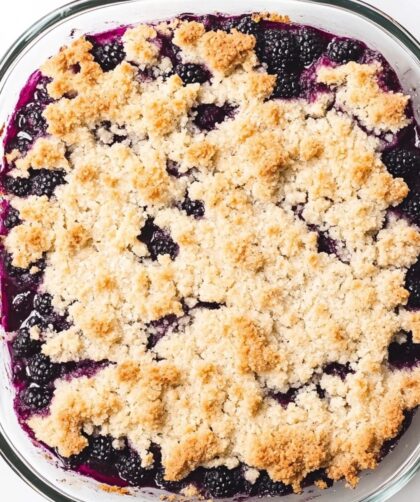 Low Carb Keto Blackberry Cobbler