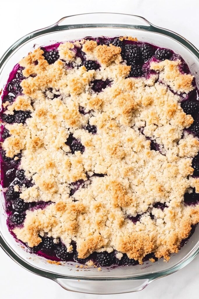 Low Carb Keto Blackberry Cobbler