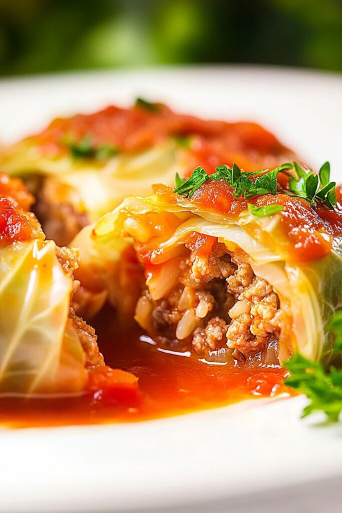 Low Carb Keto Cabbage Roll