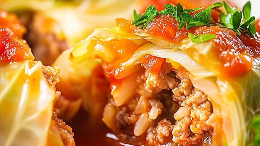 Low Carb Keto Cabbage Roll