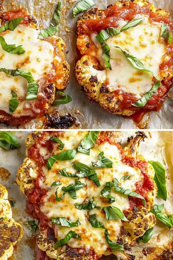 Low Carb Keto Cauliflower Parmesan