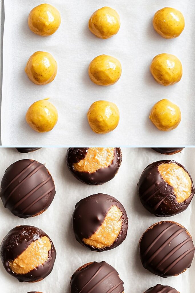 Low Carb Keto Chocolate Peanut Butter Fat Bombs