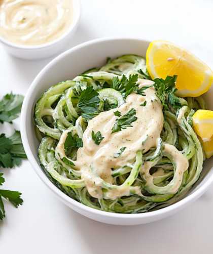 Low Carb Keto Cucumber Noodles