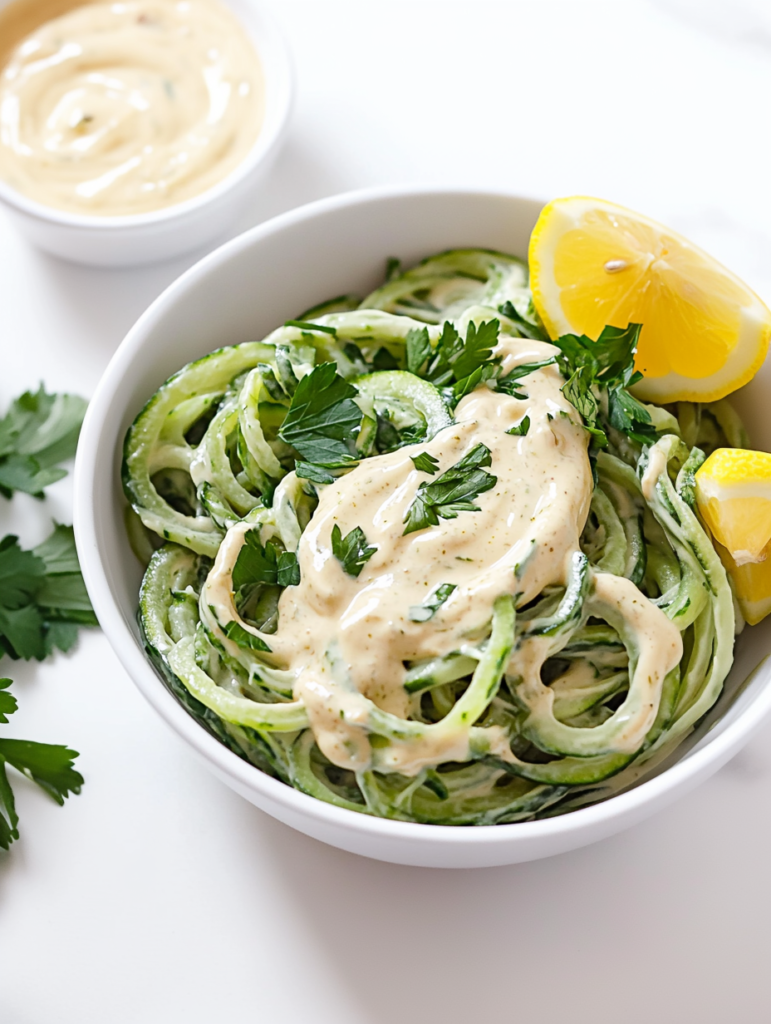 Low Carb Keto Cucumber Noodles