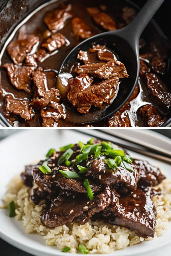 Low Carb Keto Slow Cooker Mongolian Beef Recipe