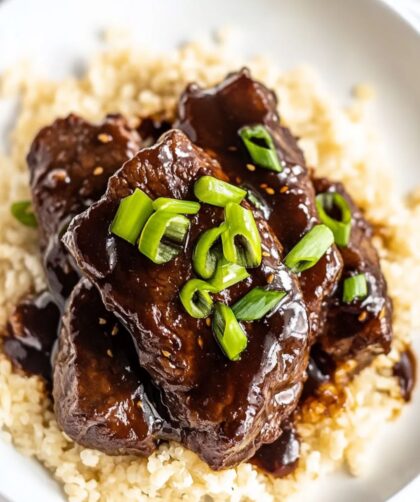 Low Carb Keto Slow Cooker Mongolian Beef Recipe