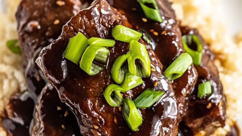 Low Carb Keto Slow Cooker Mongolian Beef Recipe