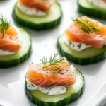 Low Carb Keto Smoked Salmon Cucumber Bites Recipe