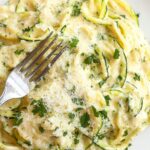 Low Carb Keto Zucchini Alfredo