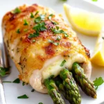 Low Carb Keto Asparagus Stuffed Chicken Breast