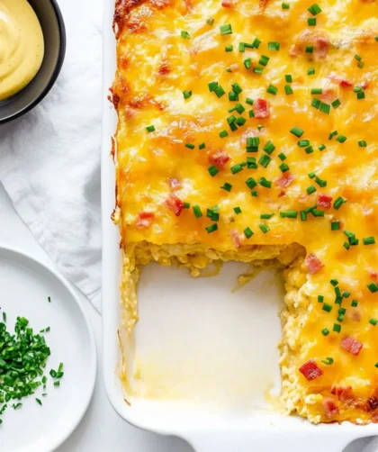 Low Carb Keto Eggs Benedict Casserole Recipe