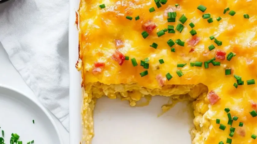 Low Carb Keto Eggs Benedict Casserole Recipe