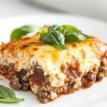 Low Carb Keto No Noodle Lasagna