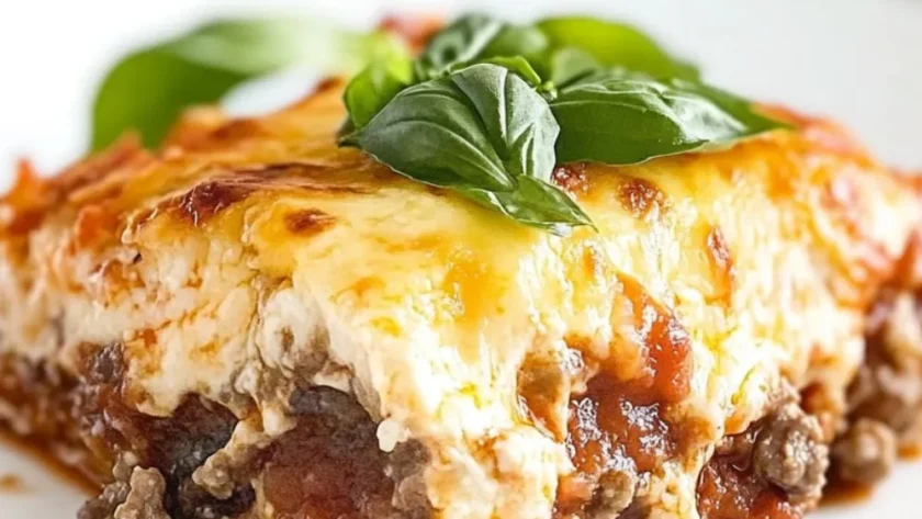 Low Carb Keto No Noodle Lasagna