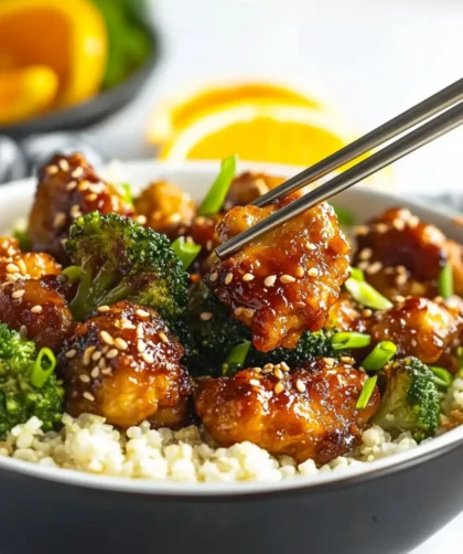 Low Carb Keto Orange Chicken Recipe