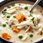 Low Carb Keto Slow Cooker Chicken Pot Pie Soup