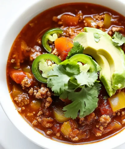 Low Carb Keto Whole30 Chili