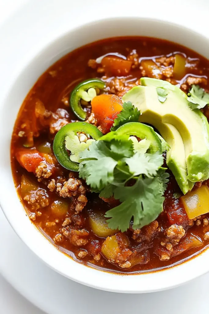 Low Carb Keto Whole30 Chili