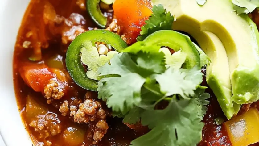 Low Carb Keto Whole30 Chili