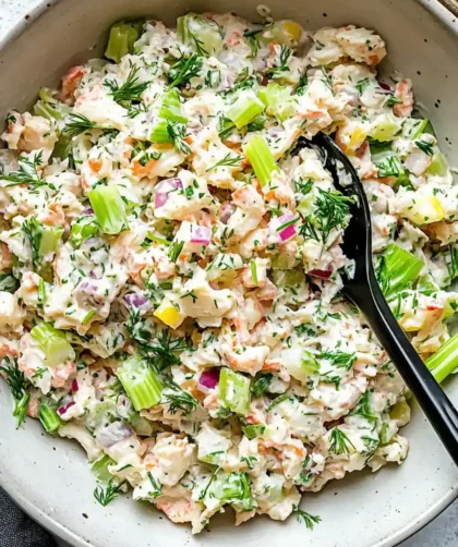 Low Carb Keto Crab Salad Recipe