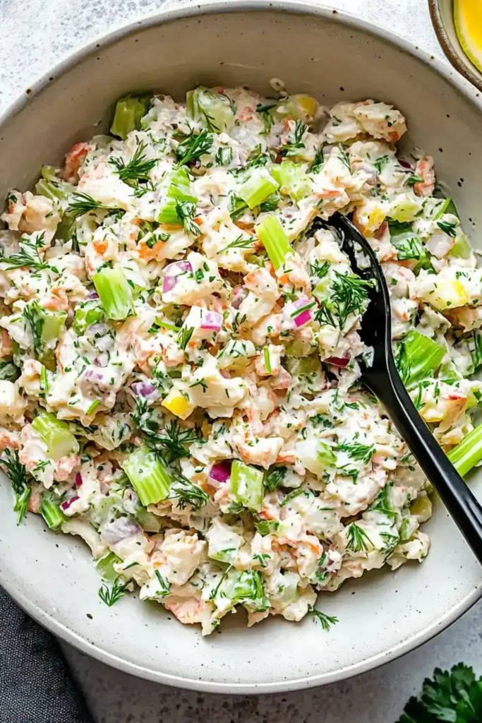 Low Carb Keto Crab Salad Recipe