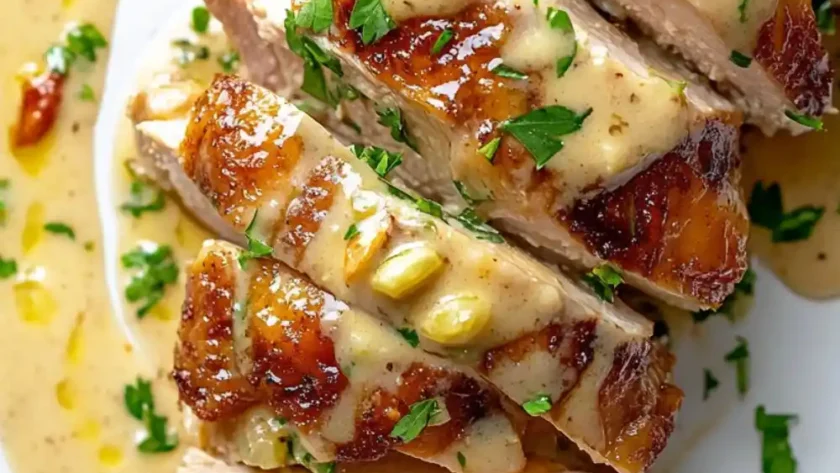 Low Carb Keto Creamy Garlic Chicken