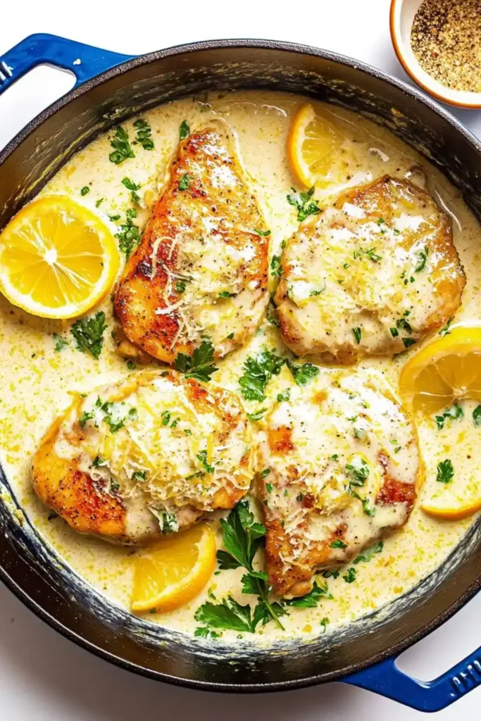 Low Carb Keto Creamy Lemon Chicken