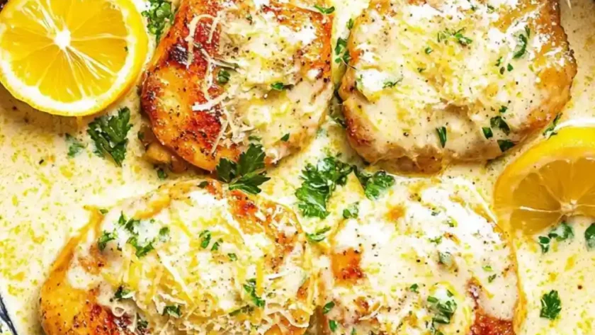 Low Carb Keto Creamy Lemon Chicken