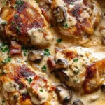 Low Carb Keto Creamy Mushroom Chicken